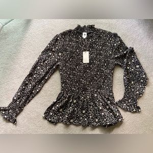 Vici Fill the Void Floral Smocked Blouse